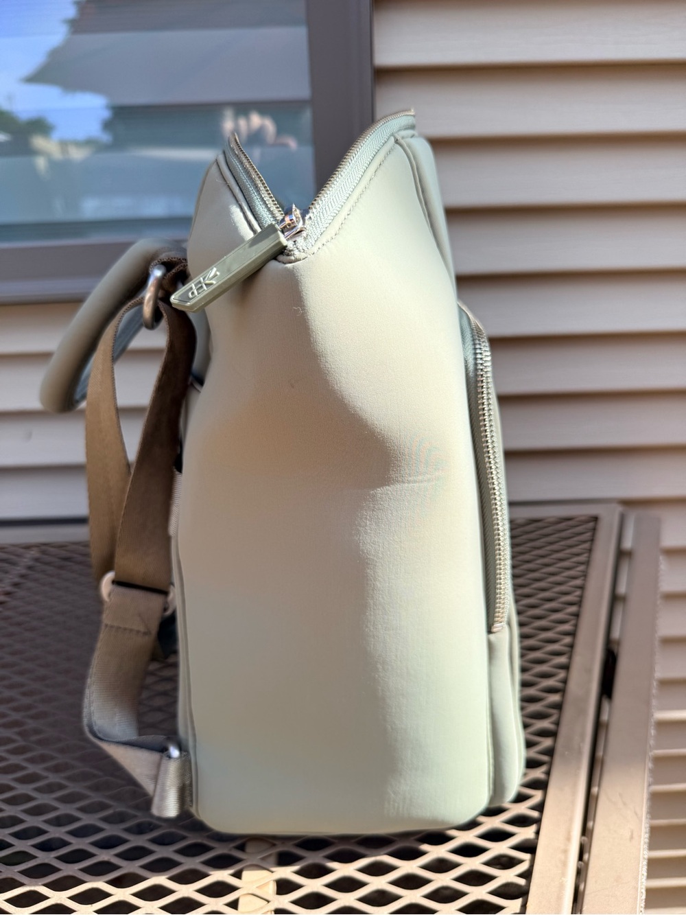 Freshly Picked Seoul Diaper Bag Backpack Neoprene Machine Washable on Olive - Picture 12 of 16